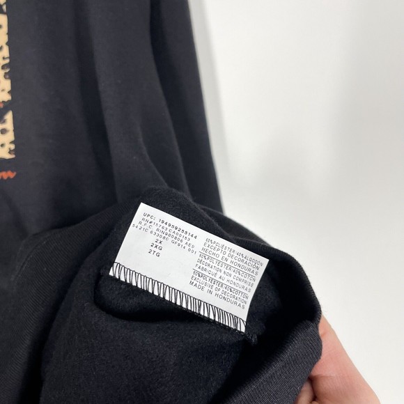 Champion Leopard Print Graphic Logo Pullover Women's Black Long Sleeve Size 2X - Picture 6 of 9